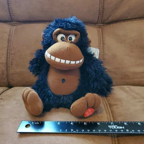 Polyfect Toys Monkey Plush Makes Jungle Sounds 9" NOS Works Great - Picture 10 of 11